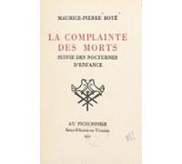 La Complainte Des Morts (ebook)