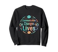 La comunicación Cambia Vidas diseño de Conciencia Sudadera