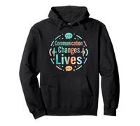 La comunicación Cambia Vidas diseño de Conciencia Sudadera con Capucha