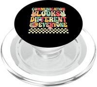 La comunicación se ve Diferente diseño de Conciencia Retro PopSockets PopGrip para MagSafe