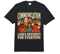 La comunicación se ve Diferente para Todos Comfort Colors Adult Heavyweight T-Shirt