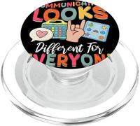 La comunicación se ve Diferente para Todos los terapeutas del Habla PopSockets PopGrip para MagSafe