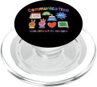 La comunicación se ve Diferente para Todos PopSockets PopGrip para MagSafe