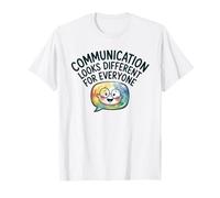 La comunicación se ve Diferente Terapia del Habla Autismo Camiseta