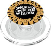 La comunicación se ve Diferente Terapia del Habla Autismo PopSockets PopGrip para MagSafe