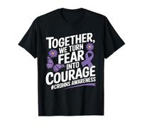 La conciencia de Crohns convierte el miedo en una cinta morada Camiseta