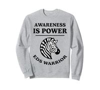 La conciencia es poder EDS Warrior Zebra Design Ehlers-Danlos Sudadera