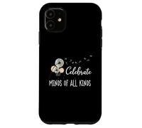 La conciencia sobre el autismo celebra mentes de todo tipo Wildflower Carcasa para iPhone 11