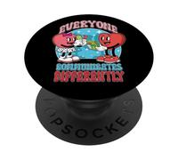 La Conciencia sobre el Autismo se comunica de Forma PopSockets PopGrip Adhesivo