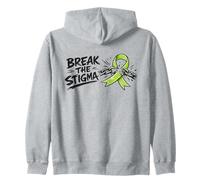 La Conciencia sobre la Salud Mental de Green Ribbon rompe el estigma Sudadera con Capucha
