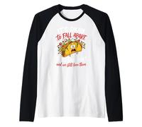 La Conciencia sobre la Salud Mental está Bien desmoronarse Taco Hombres Mujeres Camiseta Manga Raglan
