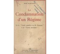La Condamnation Dun Régime (ebook)