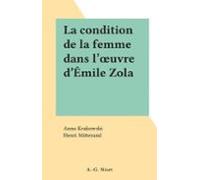 La Condition De La Femme Dans Lœuvre Démile Zola (ebook)