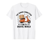 La conexión humana en un paquete de repartidores del mundo digital Camiseta