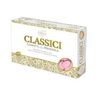 La Confetteria del Cuore, Smeraldina Pelata Rosa, exquisitos confites de almendra cubiertos de azúcar, ideales para bodas, Sin gluten, 100% Made in Italy, paquete de 1 kg