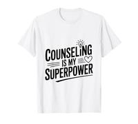 La consejería es mi Terapeuta Divertido Superpoder Camiseta