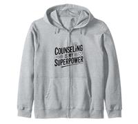 La consejería es mi Terapeuta Divertido Superpoder Sudadera con Capucha