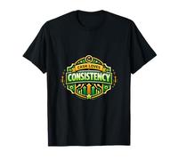 La consistencia construye una mentalidad de éxito de disciplina de Riqueza Camiseta