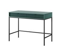 La consola avon y tiene un estilo retro. mide 77x104x50 cm e incluye 2 cajones.