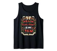 La construcción de Trenes es mi atasco Camiseta sin Mangas