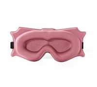 La copa contorneada 3D ayuda a dormir comodidad diseño tridimensional sombra de ojos 99% bloqueo para dormir, yoga, viajes (rosa)