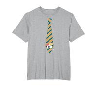 La Corbata de Nochevieja 2024 con Confeti es una Cena Camiseta, Hombre Tallas Grandes, Gris Jaspeado, 2X Alto