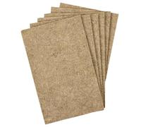 La Cordeline - Juego de 6 alfombras de cama de cáñamo natural, 25 x 40 cm, 1000 g/m², fondo de jaula para roedores, conejos, hámster…