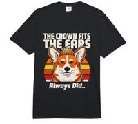 La Corona se Adapta a Las Orejas Siempre lo Hizo Corgi Comfort Colors Adult Heavyweight T-Shirt