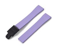 La correa de caucho con cierre mariposa es compatible anchos asa que van desde 16 mm hasta 22 . Las asas liberación rápida son compatibles correas buceo deportivo(Purple2 Black Buckle,19mmx16mm)