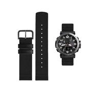 La correa de nailon es adecuada for la correa de reloj de montañismo for Casio, apta for la serie for PRW-6600 PRG-600/650 PROTREK, correa de nailon de 24mm(Black Black Buckle)