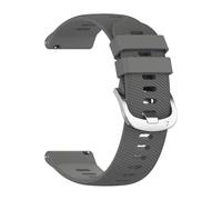 La correa de silicona for reloj de 20 mm y 22 mm es compatible con la correa de reloj deportivo GEN 5 de 6, 55, 5e, 44 mm y 5, 45 mm.(Coal Black,1PCS 20MM)