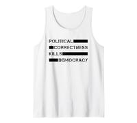 La corrección política Mata la Democracia (Libertad de expresión) Camiseta sin Mangas