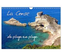 La Corse de plage en plage (Calendrier mural 2026 DIN A4 vertical), CALVENDO calendrier mensuel: De plage en plage, toute la beauté de la Corse