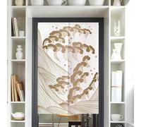 La Cortina De Entrada Japonesa Cortina De Estilo JaponéS Cortina De Media Puerta Impresa Se Puede Usar Como Una ParticióN Para Separar Dos Habitaciones DecoracióN Del Hogar tormenta 90 x 150 cm