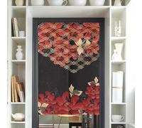 La Cortina De Entrada Japonesa Cortina De Estilo JaponéS Cortina De Media Puerta Impresa Se Puede Usar Como Una ParticióN Para Separar Dos Habitaciones DecoracióN Del Hogar cártamo yo 100 x 140 cm
