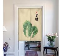 La Cortina De Entrada Japonesa Cortina De Estilo JaponéS Cortina De Media Puerta Impresa Se Puede Usar Como Una ParticióN Para Separar Dos Habitaciones DecoracióN Del Hogar col china 80 x 150 cm