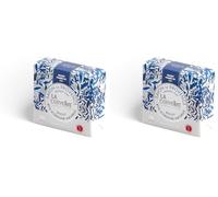 La Corvette - Jabón de Navidad "Biscocho" - 97% Ingredientes Naturales - 100g (Paquete de 2)