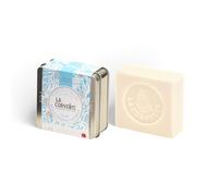 La Corvette, Jabón de Navidad ESCARCHA y jabonera - idea de regalo - fabricado en Marsella - 95% de origen natural