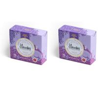 La Corvette - Jabón Estival Violeta - 100 g - Provenza 100 % vegetal - Fabricado en Marsella (Paquete de 2)