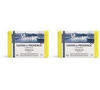 La Corvette Pastilla de Jabón con Flor de Mimosa - 100 gr (Paquete de 2)