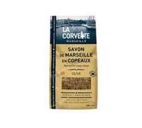La Corvette - Saco de Jabón de Marsella en Virutas (100% Aceite de Oliva) - 750g - Pack de 2 (Total 1,5 Kg)