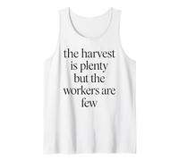 La Cosecha es abundante, Pero los Trabajadores Son Pocos Mateo 9:37 Fe Camiseta sin Mangas