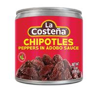 La Costena Chipolte Peppers In Adobo Sauce 7Oz Can - Pack Of 8