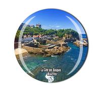 La Côte des Basques Biarritz France - Imán para nevera (magnético)