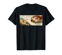 La creación de Adán Pintura de Michelangelo Camiseta