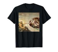 La creación de Gatos - Arte Parodia Inspirado en Miguel Ángel Camiseta