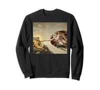 La creación de Gatos - Arte Parodia Inspirado en Miguel Ángel Sudadera