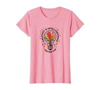 La Creatividad es Inteligencia divertirse Inspiración Camiseta, Mujer, Rosado, XS