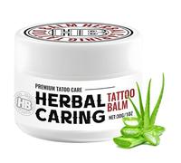 La Crema Reparadora de Tatuajes Herbal realza el color y es ideal para el mantenimiento diario. Adecuada tanto para antes como para después de los tatuajes. De rápida absorción y no grasa