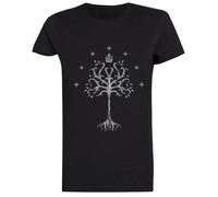 La Cresta del Árbol Blanco Camiseta Mujer Negro Women's T-Shirt Black